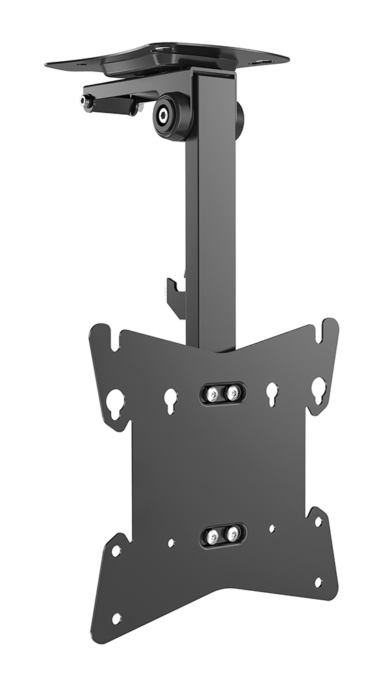 Supporto TV 17''-42'' da soffitto con discesa regolabile 272-332mm nero