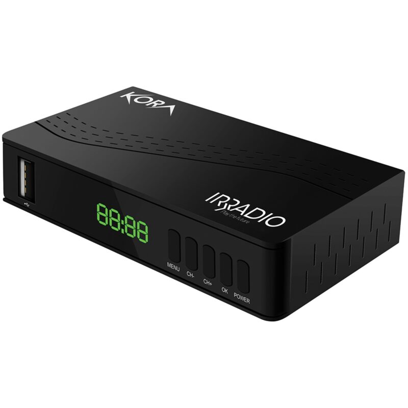 Decoder digitale terrestre KORA DTR-3341 dvb-t2 hevc h.265 60hz, 10bit
